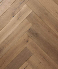 Villagio CREMONA Herringbone Collection - 5/8"T x  4-3/4"W (4mm Wear Layer) Rustic grade European Oak Engineered Hardwood flooring (9.3sqft. per box)