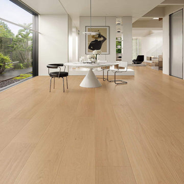 Compass Materials Inc Galaxy (Prime Grade) Collection - 5/8" T x 7.5“W (4mm Wear Layer) Pro SELECT grade Oak Engineered Hardwood flooring (23.32sqft. per box) - Golden State Floors