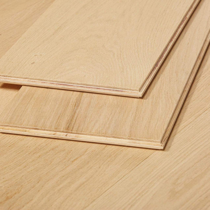 Compass Materials Inc Galaxy (Prime Grade) Collection - 5/8" T x 7.5“W (4mm Wear Layer) Pro SELECT grade Oak Engineered Hardwood flooring (23.32sqft. per box) - Golden State Floors
