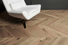 Villagio CREMONA Herringbone Collection - 5/8"T x  4-3/4"W (4mm Wear Layer) Rustic grade European Oak Engineered Hardwood flooring (11.25sqft. per box)