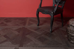 Villagio LA SPEZIA ( V ) Collection - 3/4"T x  31-1/2"W (4mm Wear Layer) Rustic Grade Chevron & Herringbone European Oak Engineered Hardwood flooring (13.78sqft. per box)